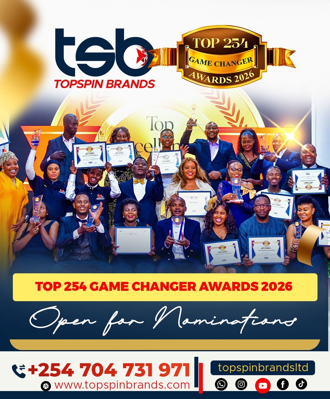 Top 254 Game Changer Awards 2026