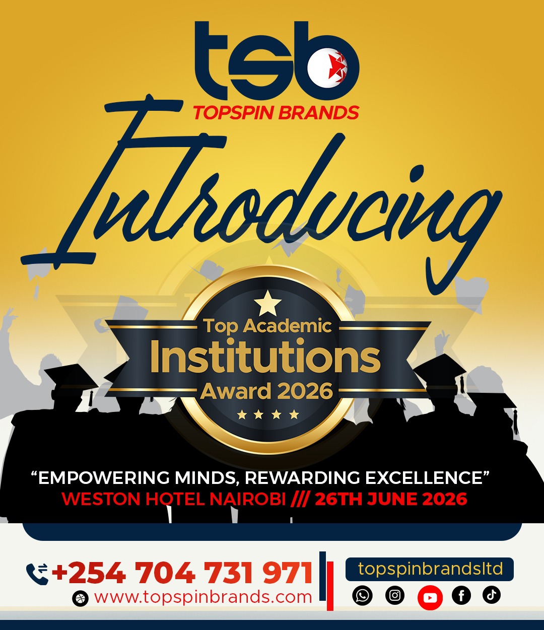 Top Academic Institutions Award 2026