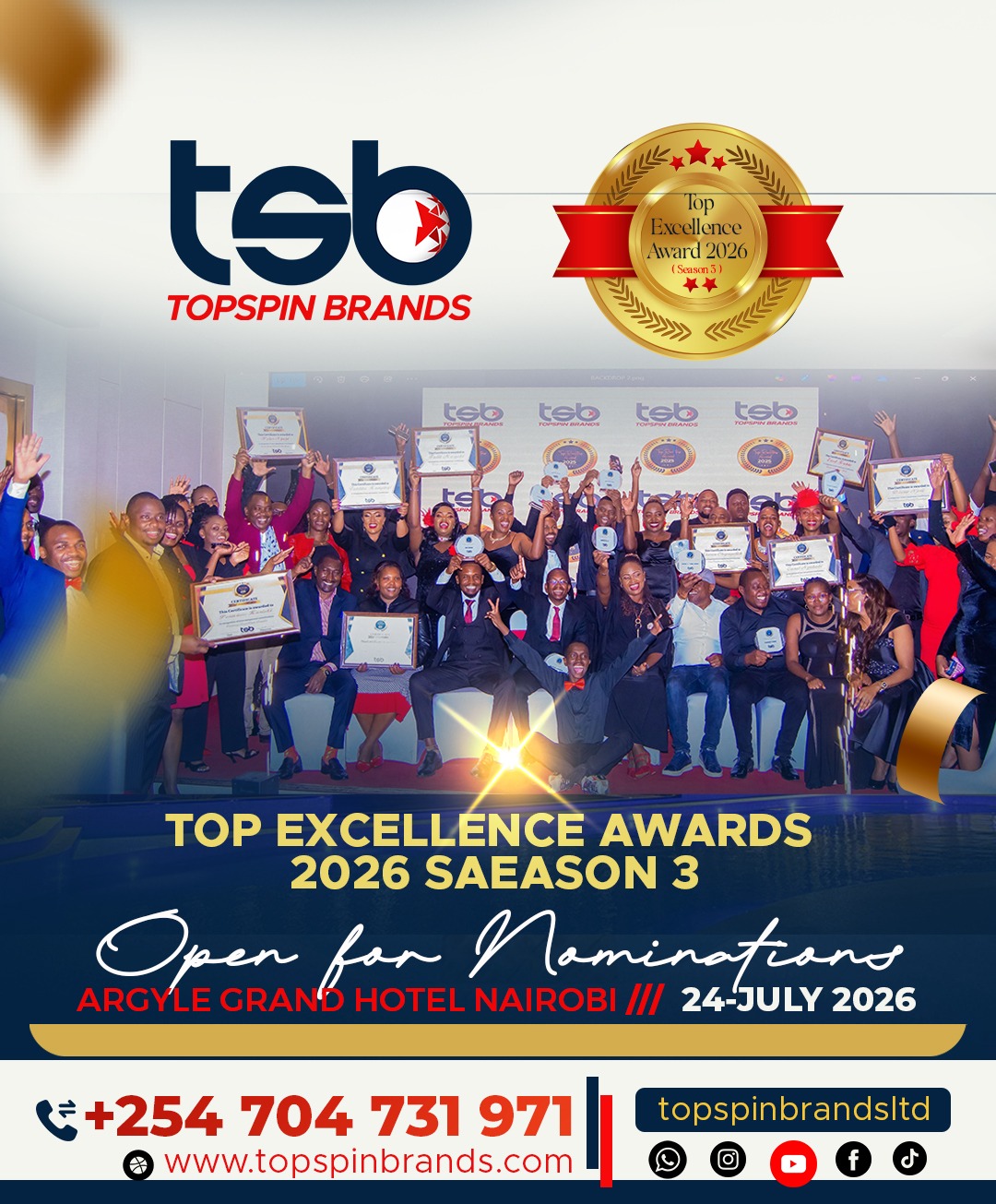 Top Excellence Award 2026 Season 3